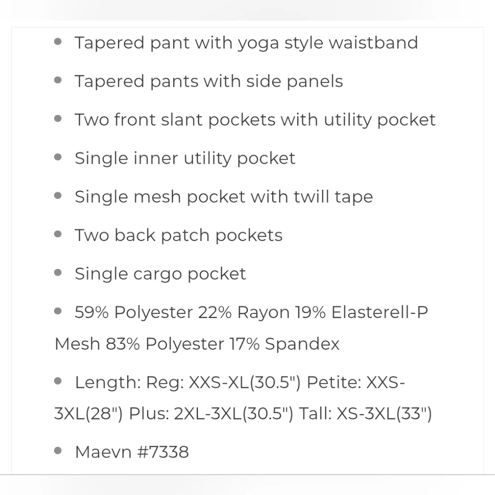Sz Medium EON - Women's PURE Yoga 7 Pocket Scrub Pant Strawberry Pink